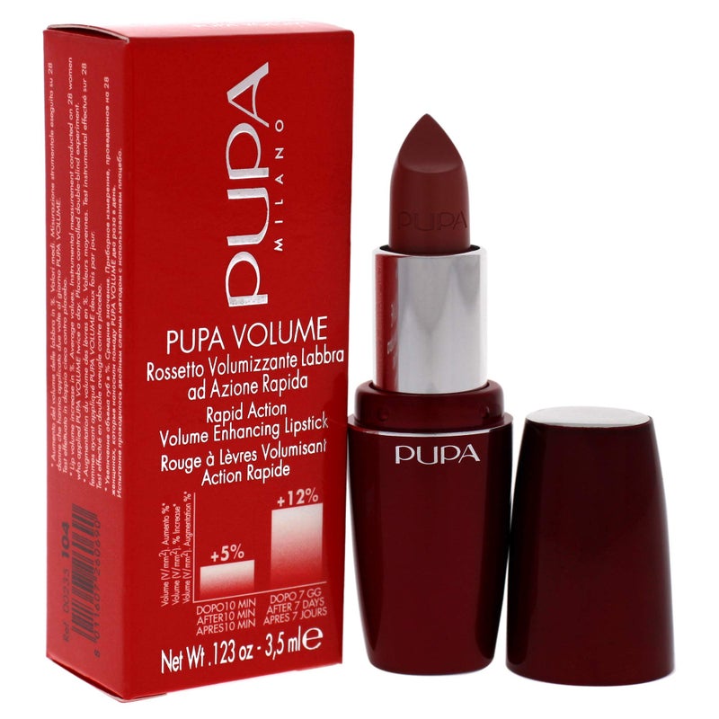 Pupa Milano Volume Enhancing Lipstick - Bright And Defined Lips - Smooth, Super Creamy And Comfortable Texture - Combats Flaking And Discomfort - Rapid Action - 104 Powder Rose - 0.123 Oz - Image 3